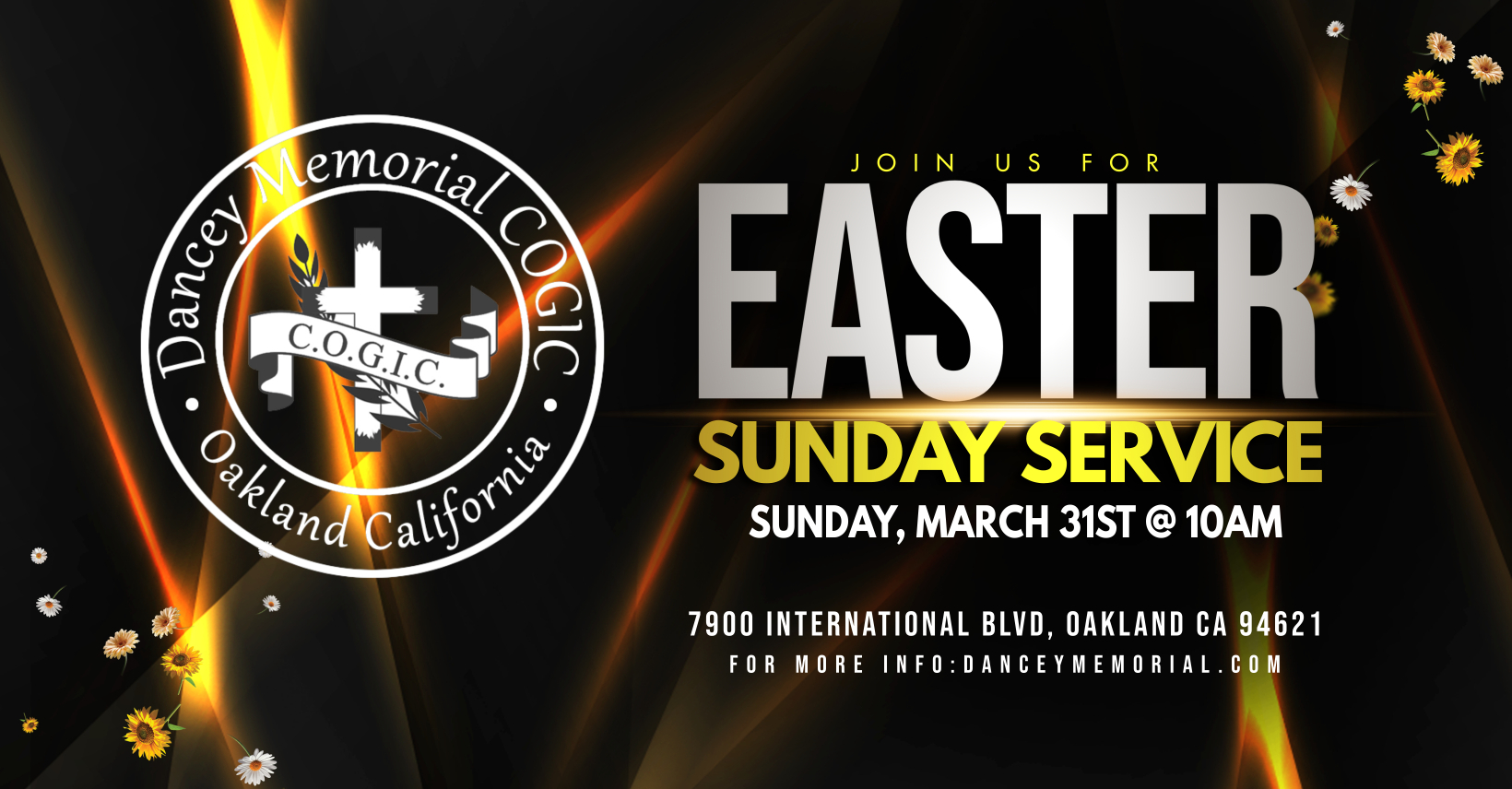 COGIC - Easter Sunday Service - March 31st @ 10am